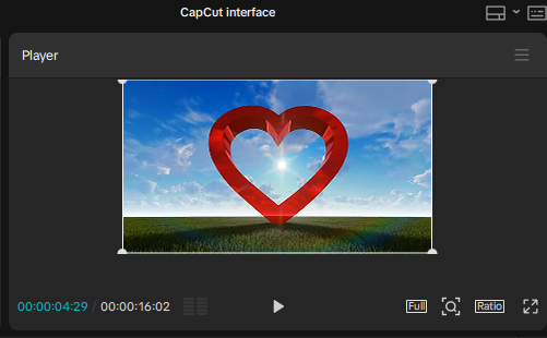 preview window capcut interface