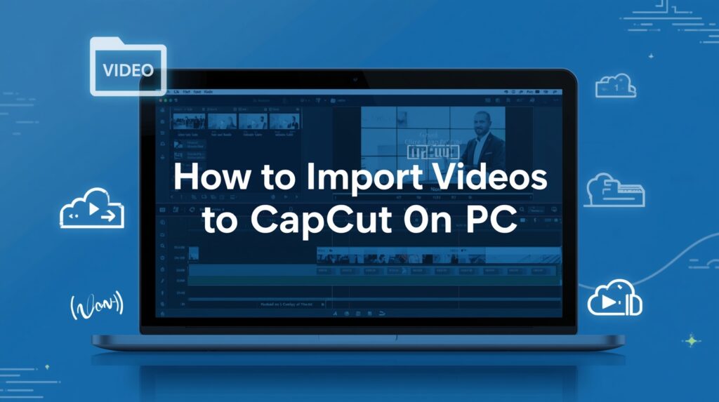 How to import videos to capcut on pc