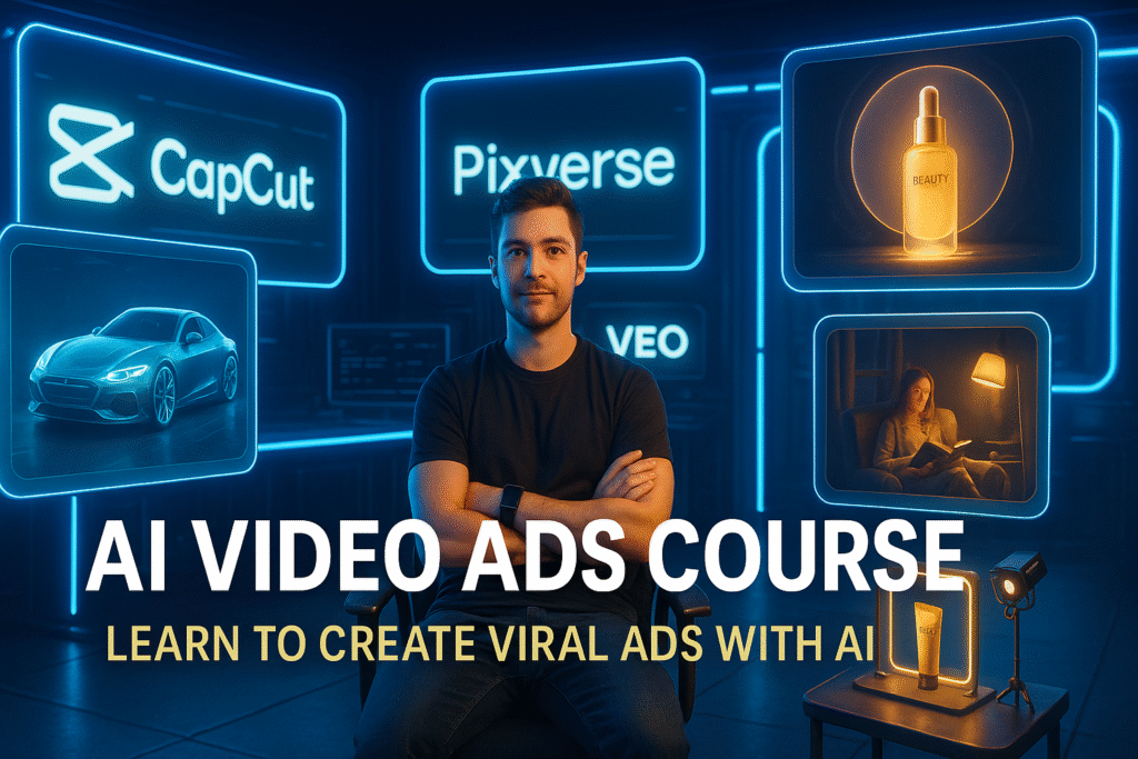 ai video ads course, learn to create viral ads with AI