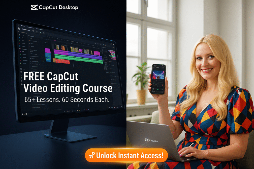 free capcut video editing course 2025