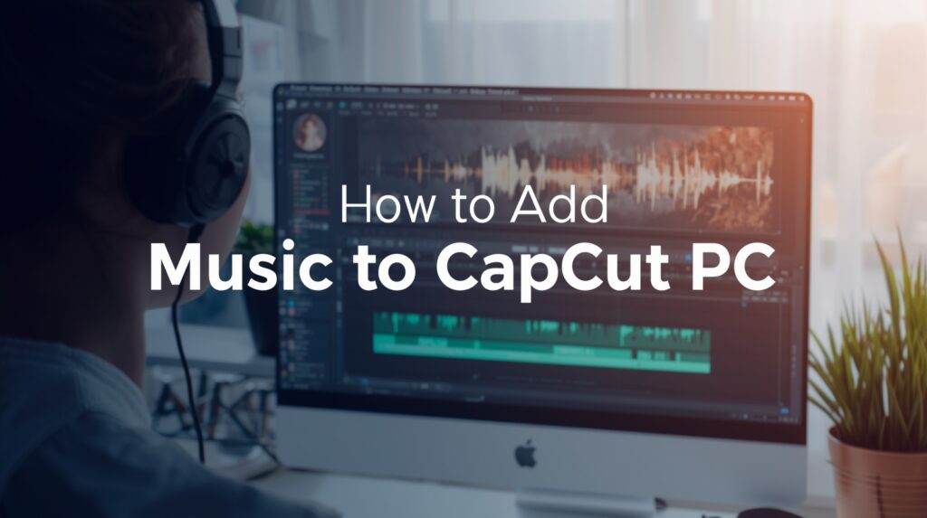 how to add music to capcut pc