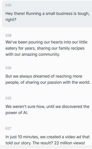 ai creates storyboard