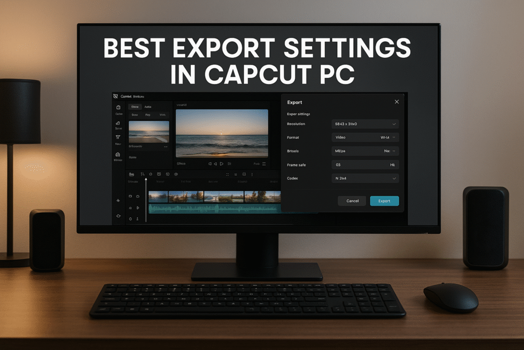 BEST EXPORT SETTINGS IN CAPCUT PC