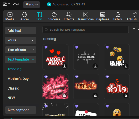 TEXT TEMPLATES