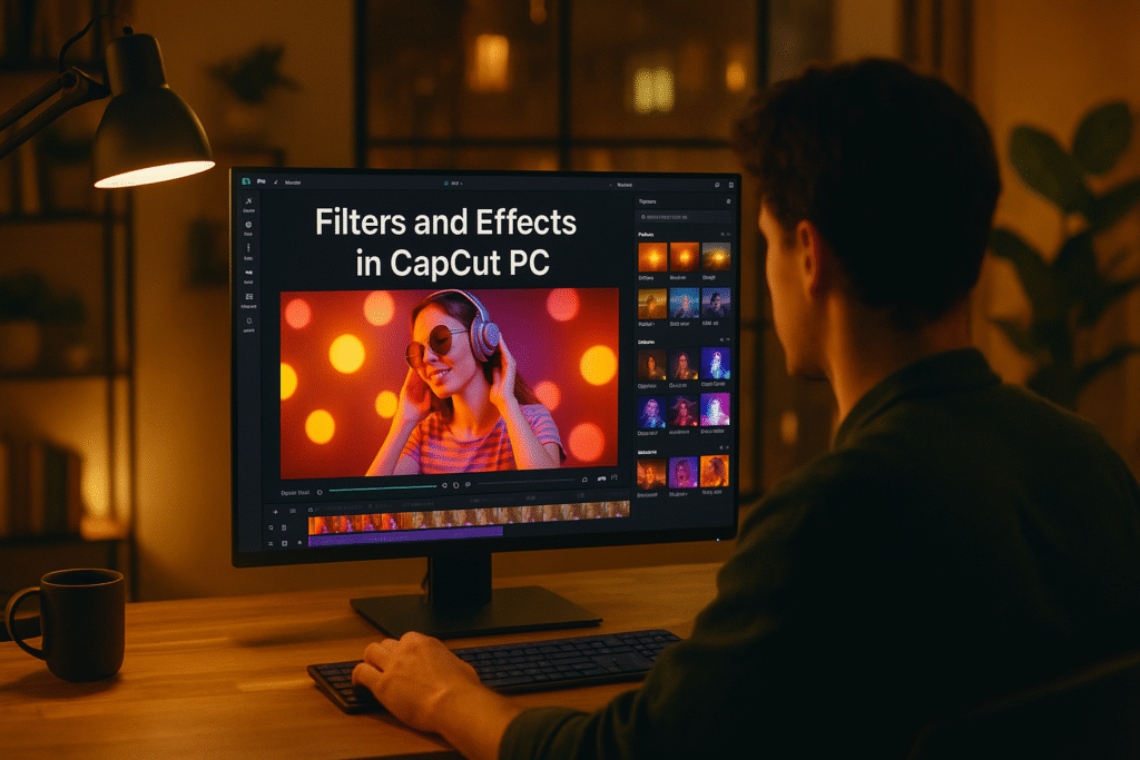 filters and effects in capcut pc