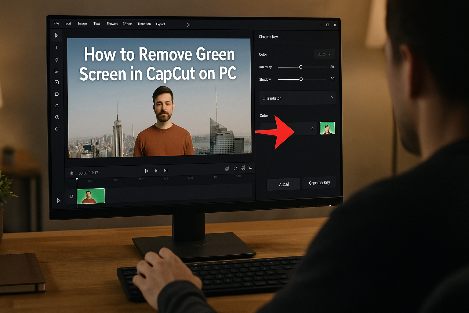 How to Remove Green Screen in CapCut on PC in 7 Simple Steps - Samin AI ...