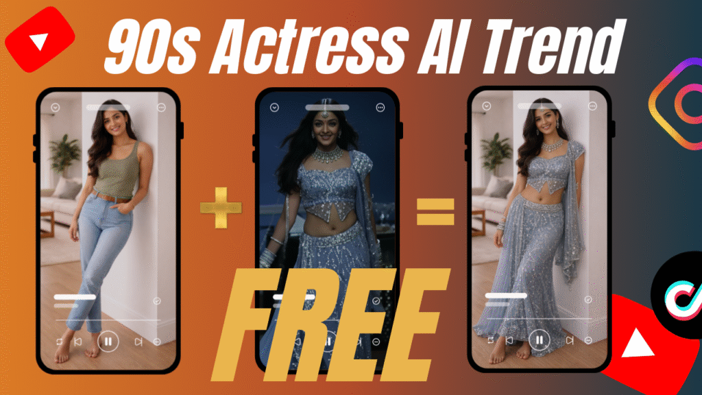 90s Actress AI Trend