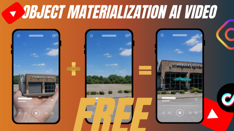 object materialization ai video free