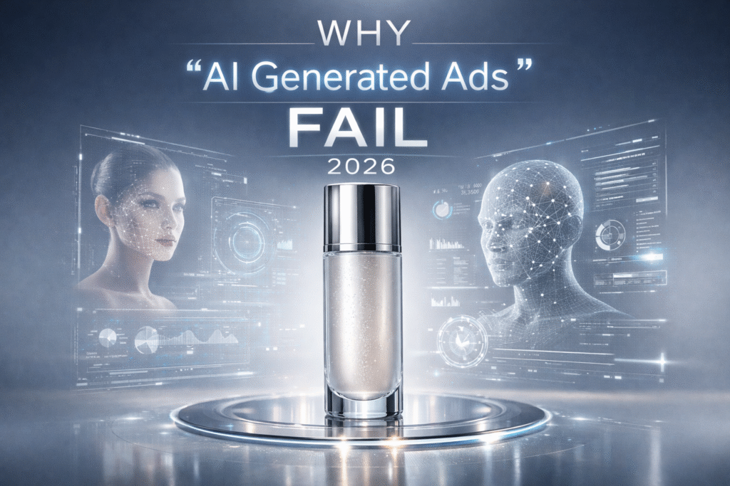 ai generated ads without strategy beauty brands