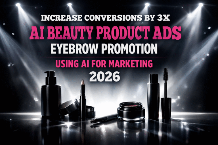 AI BEAUTY PRODUCT ADS EYEBROW PROMOTION