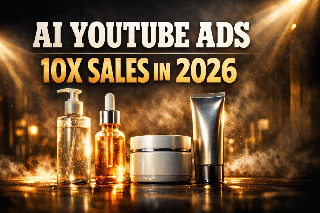 AI youtube ads boost skincare sales