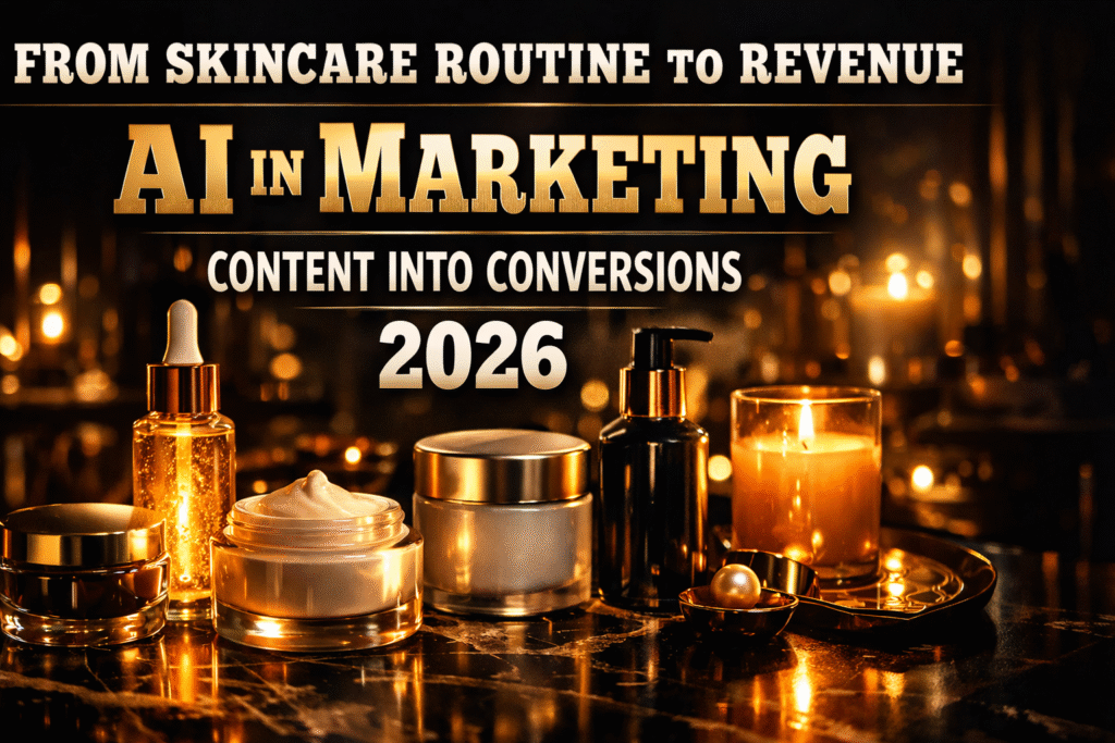 Skincare routine marketing