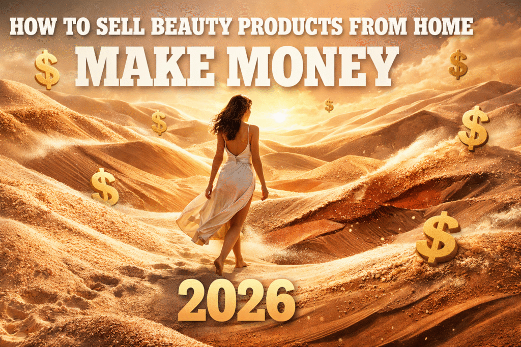 how to sell beauty products from home and make money in 2026