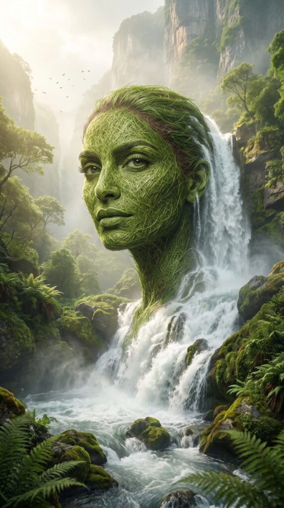 hair to waterfall video free