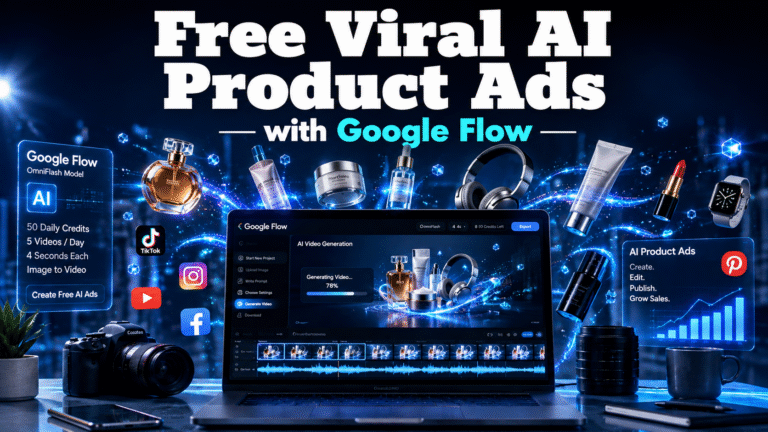 free viral ai product ads with google flow