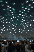 light show viral video free image