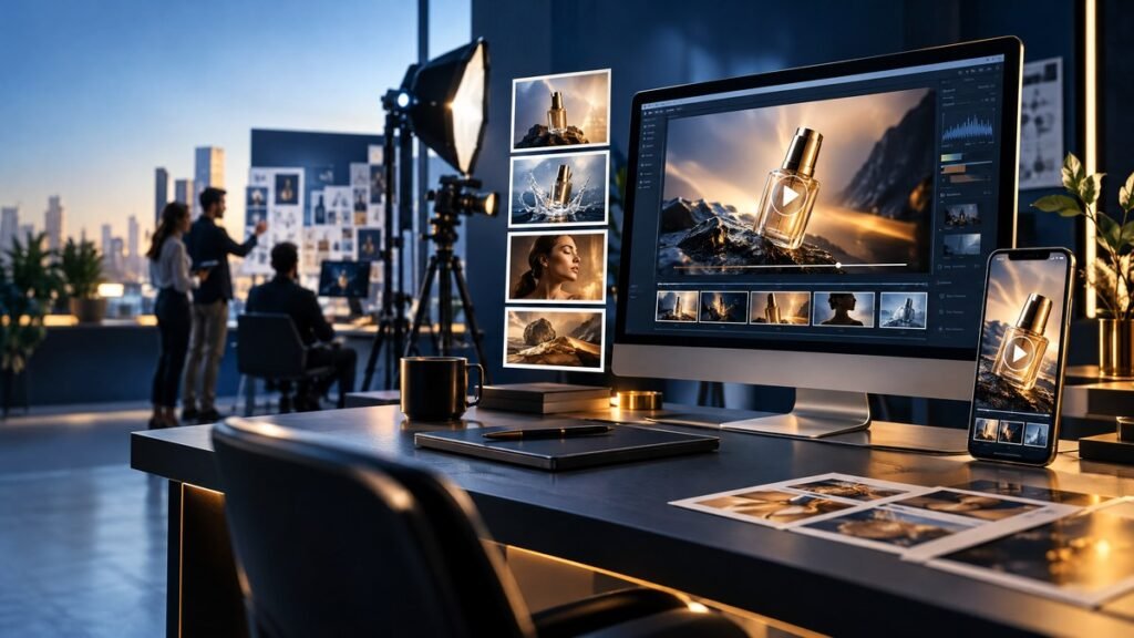 AI video ad services creating ecommerce advertising campaigns