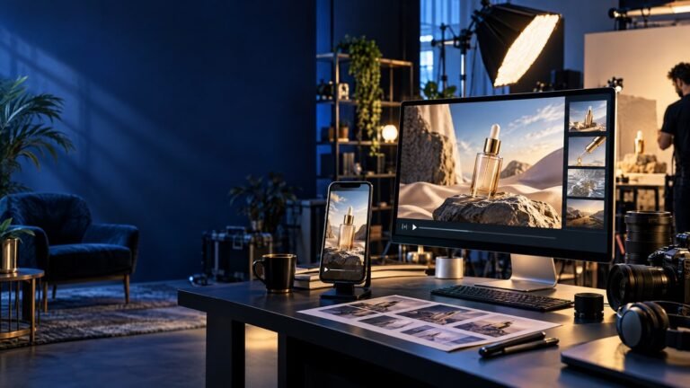 AI video advertising agency creating ecommerce video campaigns